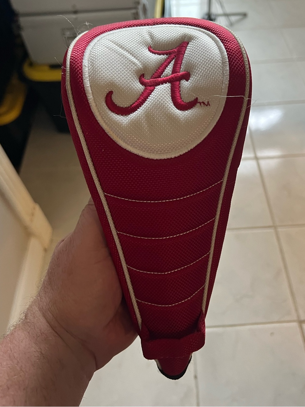 Alabama Crimson Red Golf Club Headcover - Collegiate A Logo